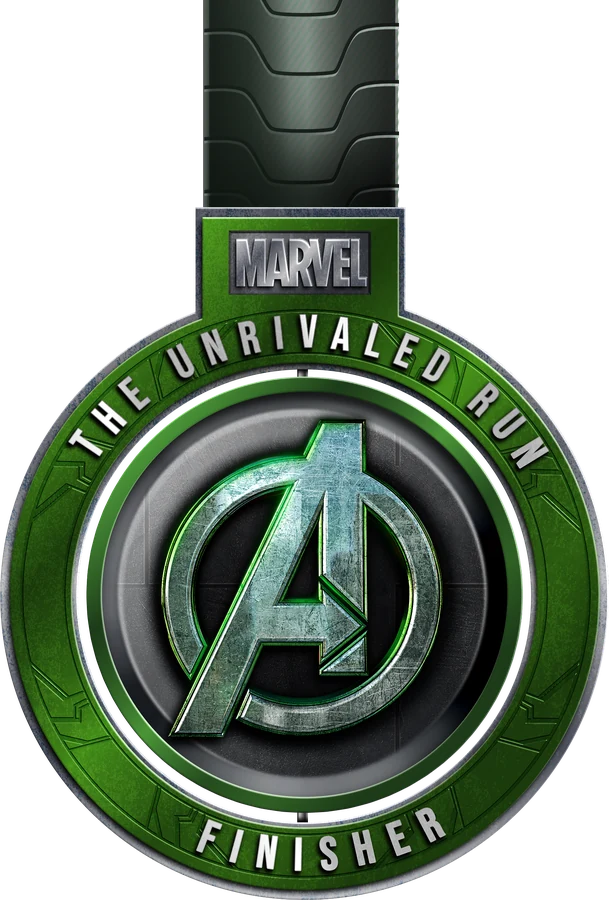 Marvel - The Unrivaled Run finisher medal — front